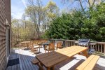 Soak up the sun on the beautiful back deck